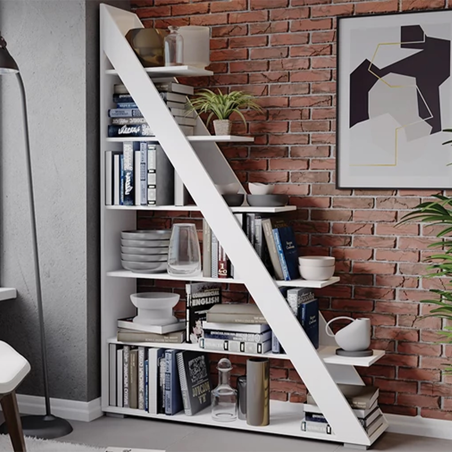 Стеллаж 1200*300*1800 тип 14 Белый ТриЯ *1