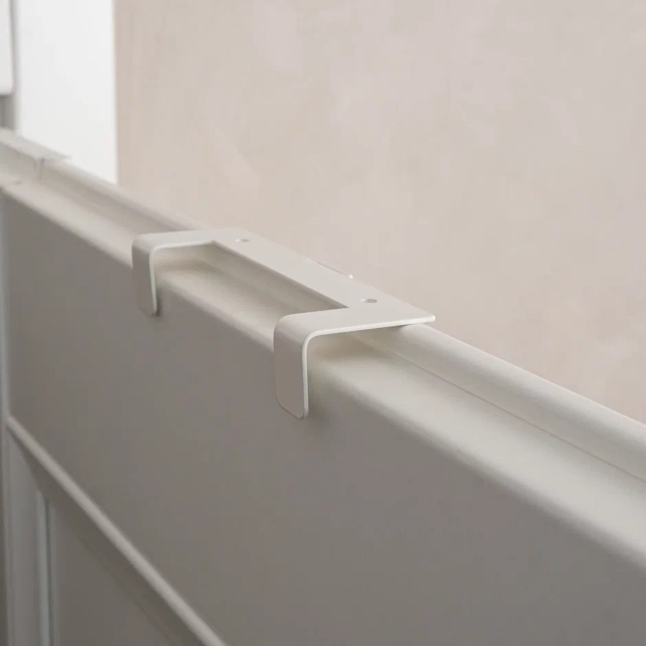 Вешалка надверная/настенная "Торонто 12" шир.440мм Белый ВКНТ12 Б ("ЗМИ") *1