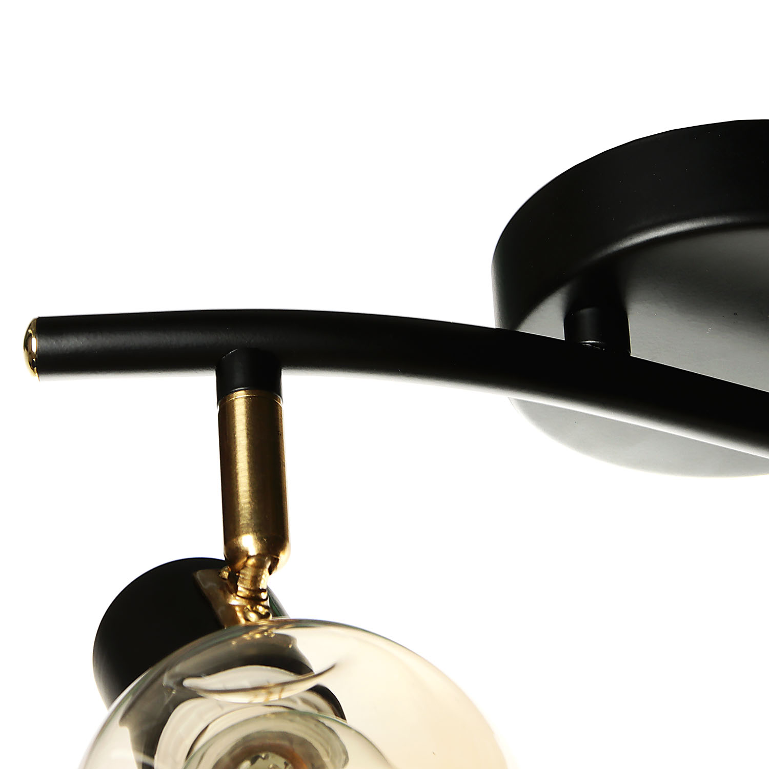 Светильник настенный (спот) 05961-0.8-02 BK+AB Е14 2*60W *2