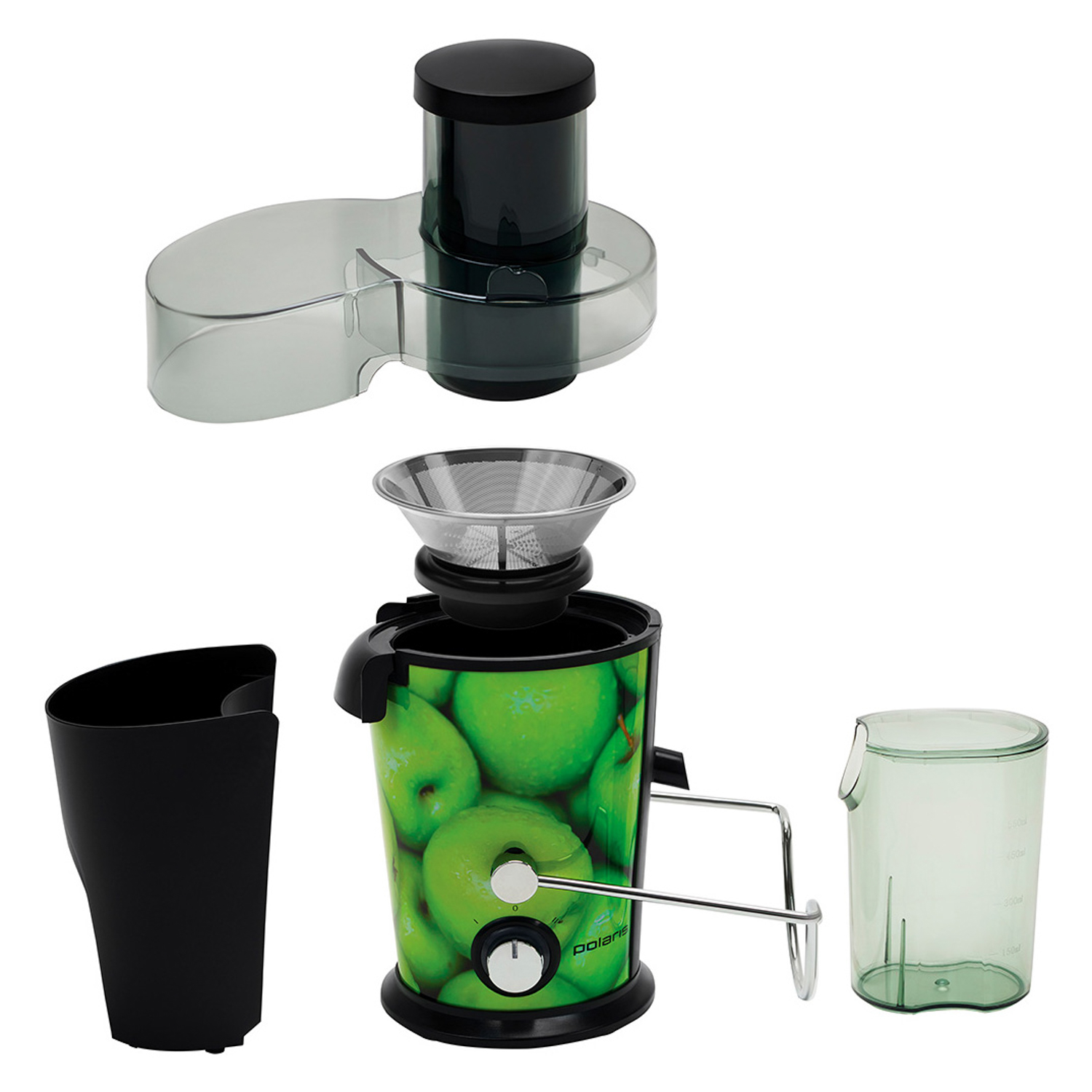 Соковыжималка 1000Вт POLARIS PEA 1031 Apple зеленый 21000об./мин *1/2 скидка ВИТРИНА