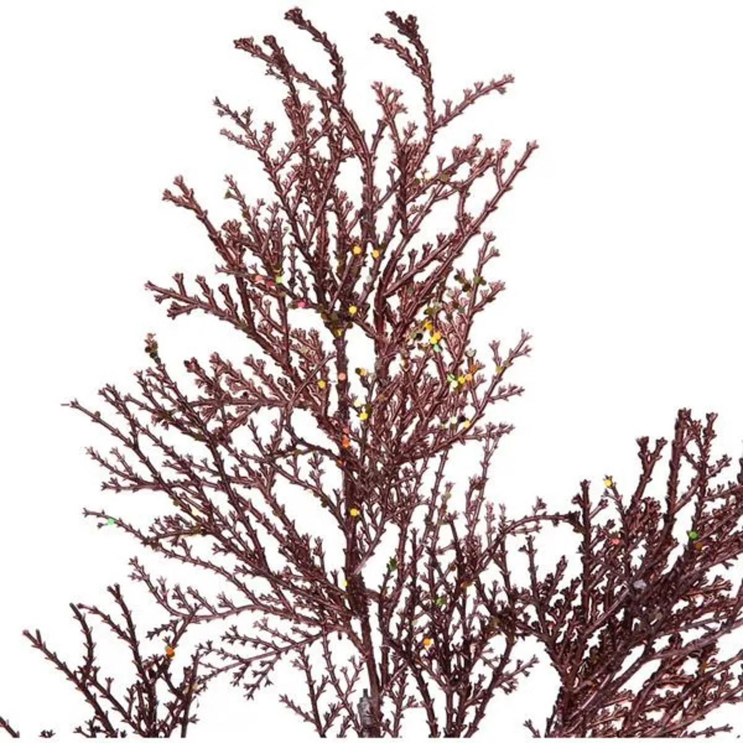 Ветка декоративная "Симфония леса" 80 см, Шоколад