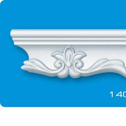 Плинтус потолочный  14015 1,3м 35*50  (подходит для натяжного потолка) ЛАГОМ  *50