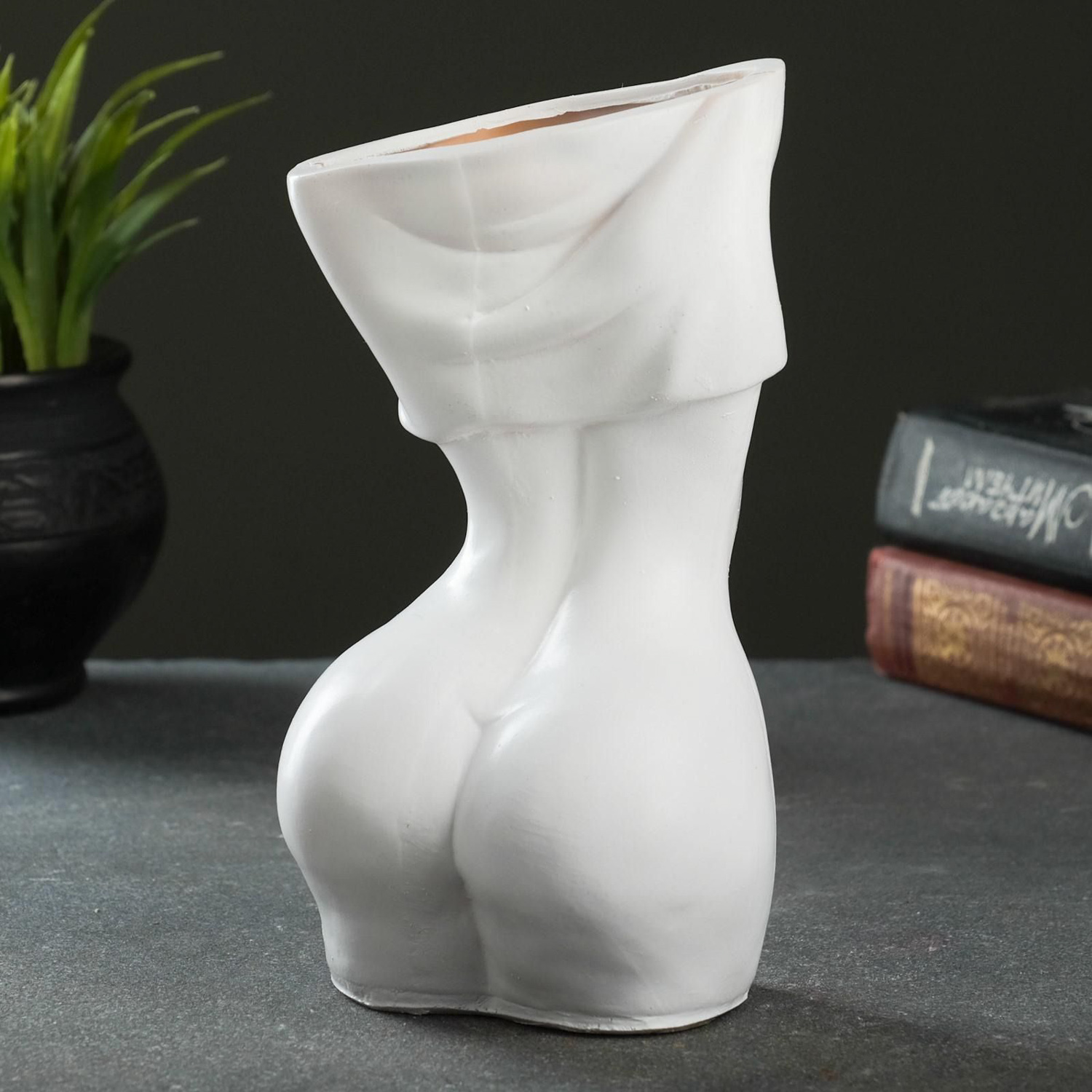 Ваза "Грация" белая,  0,7 л   7150883