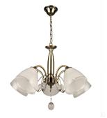 Люстра De City Ариадна, Е27, 5 ламп, 60 Вт, цвет латунь