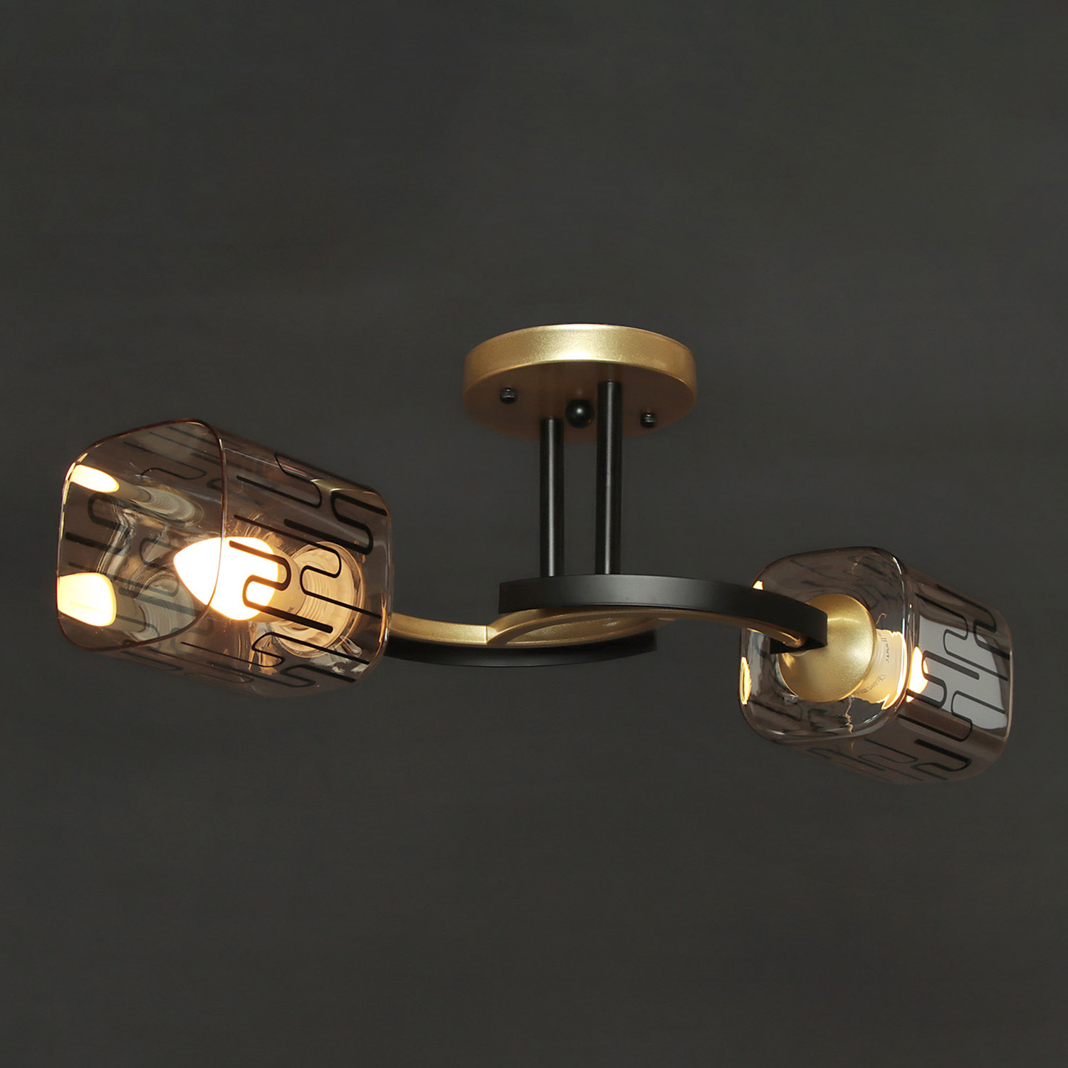 Люстра N5450/2 2*40W  E27 (L-530; w-150; h-180)  VERNER LIGHTING *1