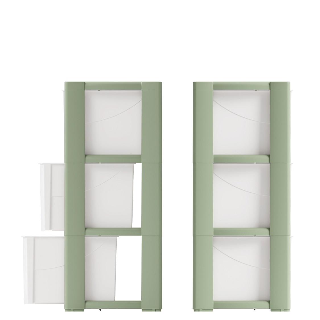 Комод пластм. "Колорит" 3 ящика выс.710мм, шир.475мм, гл.300мм Зелёный М9040"ЗПИ "Альтернатива" *1 Комод пластм. "Колорит" 3 ящика выс.710мм, шир.475мм, гл.300мм Зелёный М9040"ЗПИ "Альтернатива" *1