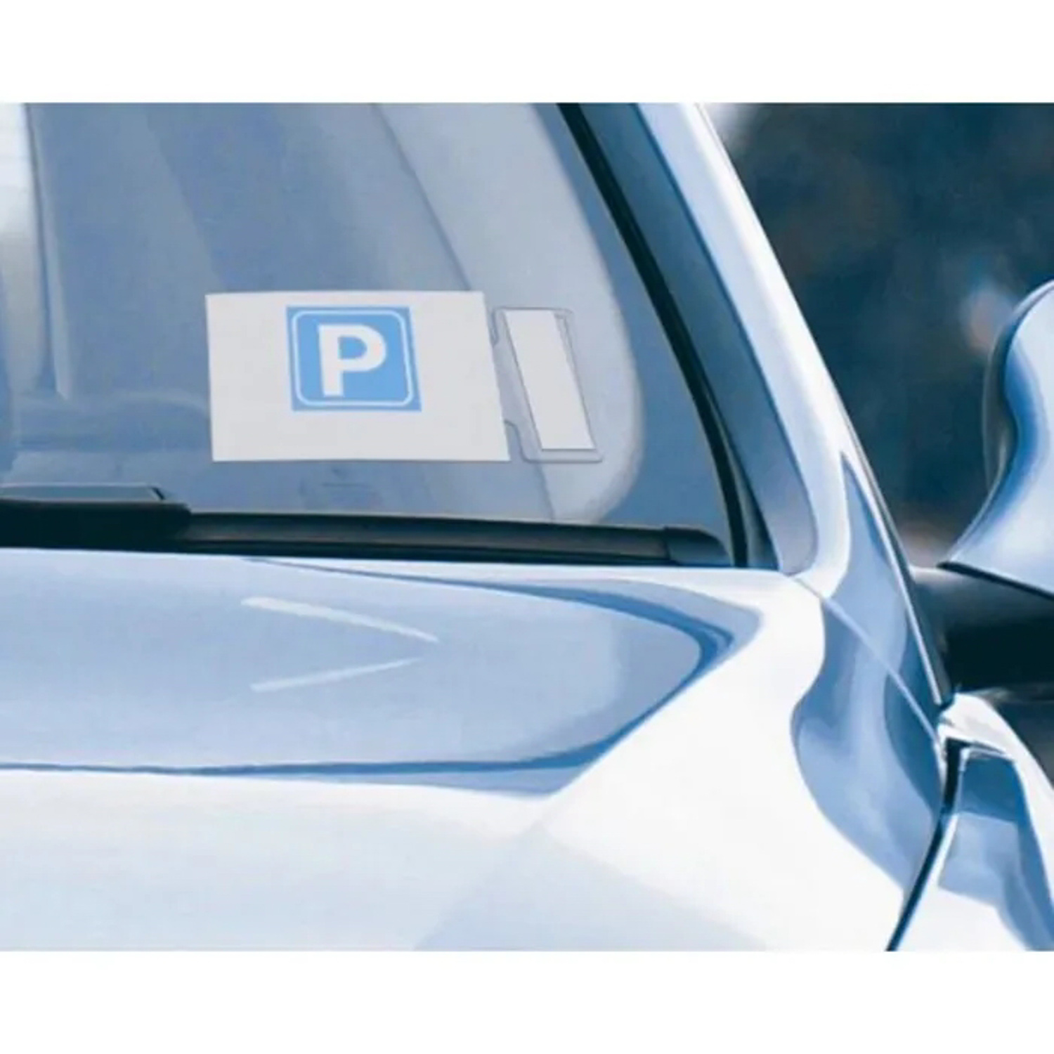 яяяЗажим под лобовое стекло, 7.5х4 см, прозрачный    4746348