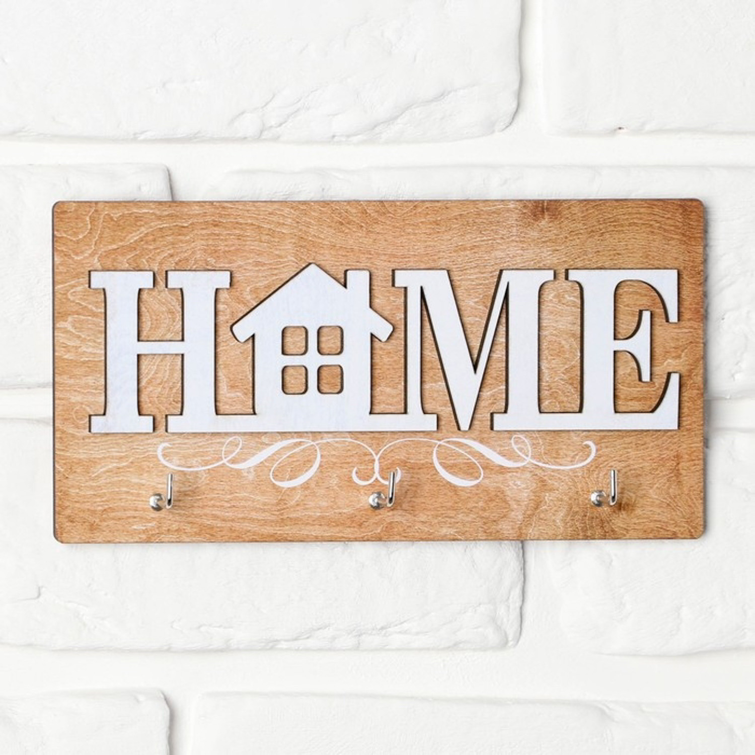 Ключница "Home" 21х10 см 7646497