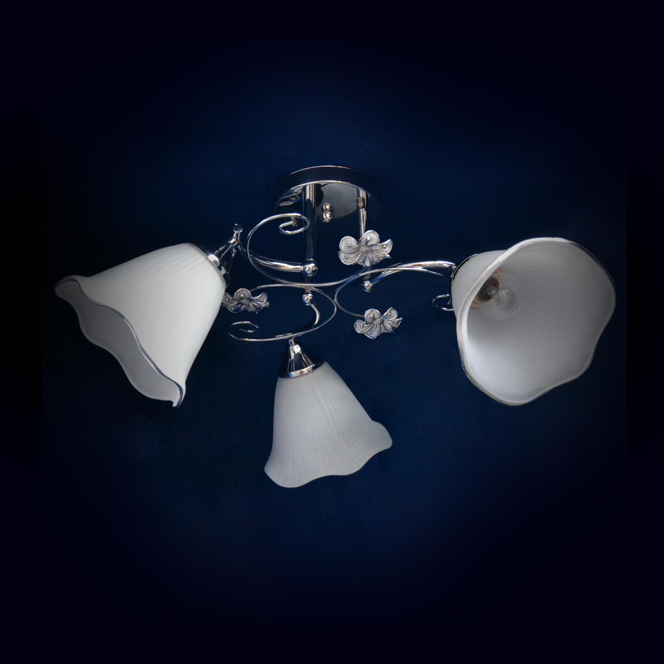 Люстра Verner Lighting А2664/3, 40 Вт, Е27, 3 ламп, хром