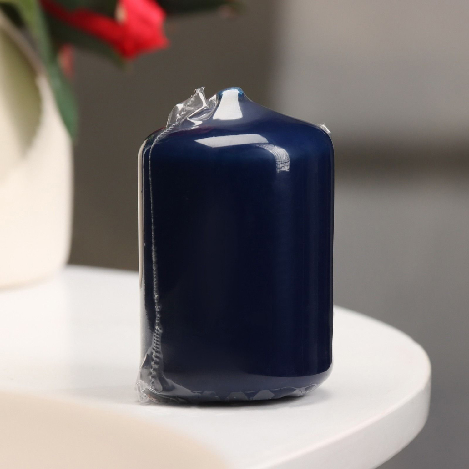 Свеча - цилиндр, 4×6 см, 9 ч, лазурь 4205478