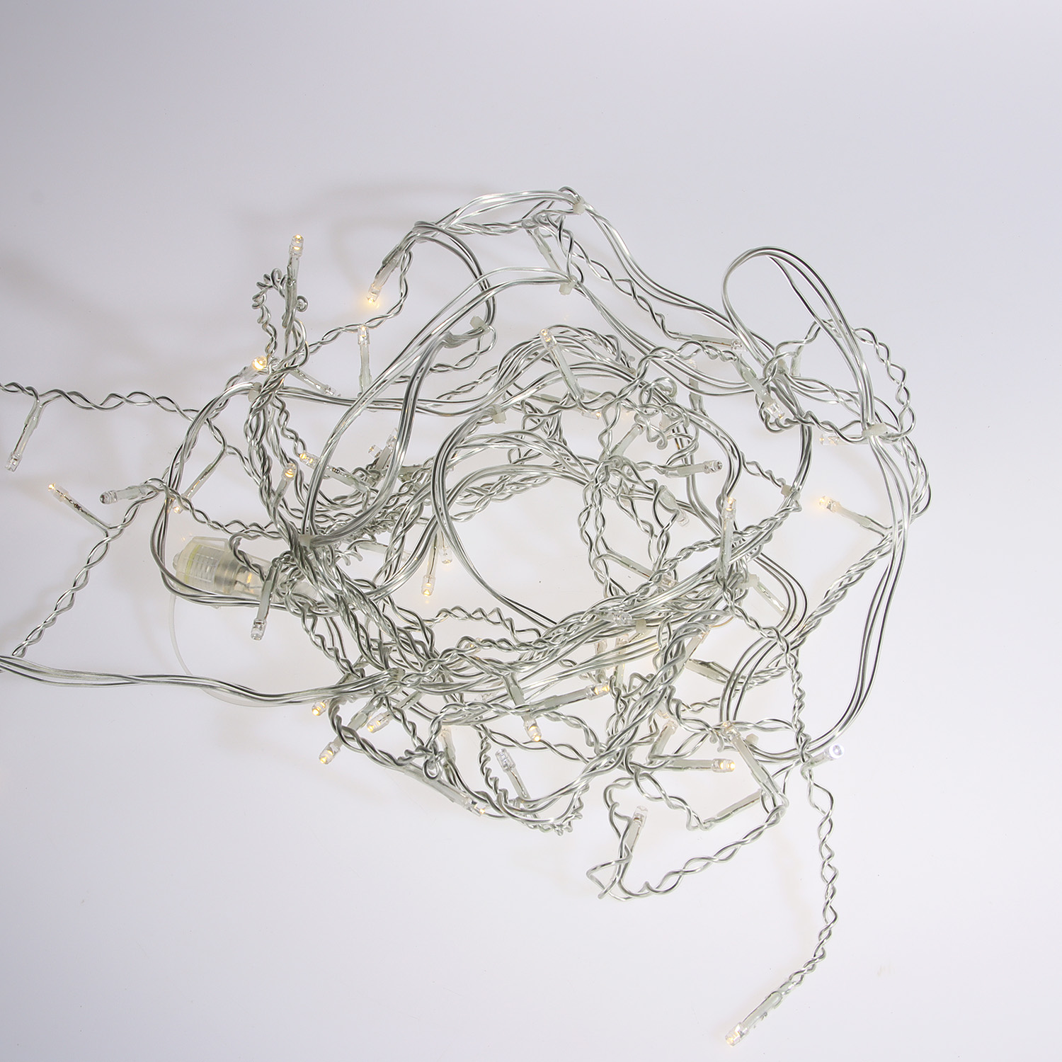 Гирлянда «Бахрома» Vegas, 3х0.6 м, фиксинг, теплый белый, 72 LED, IP44