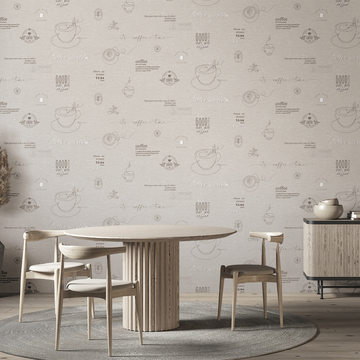 Обои флиз Ateliero Cafe (беж.) 589696 1.06*10м *6