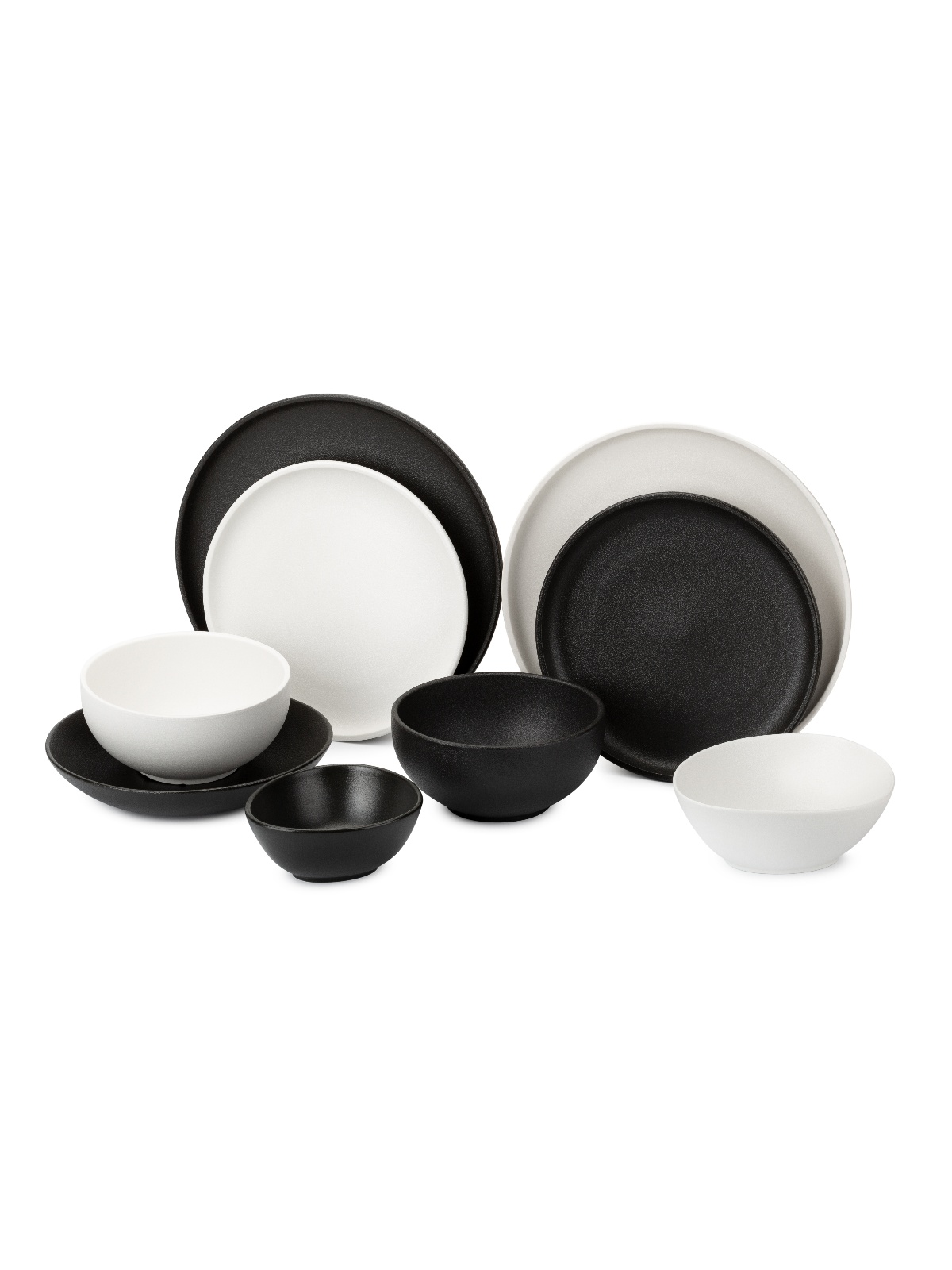 Тарелка фарфор. "Rock Black" мелкая d21см DM8022 "Domenik" *6/24