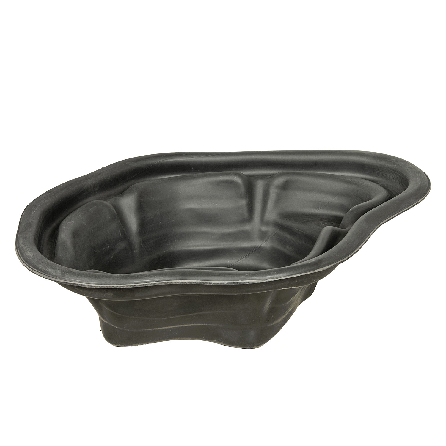 Пруд пластиковый 1400х1050 мм, глубина 450 мм, черный