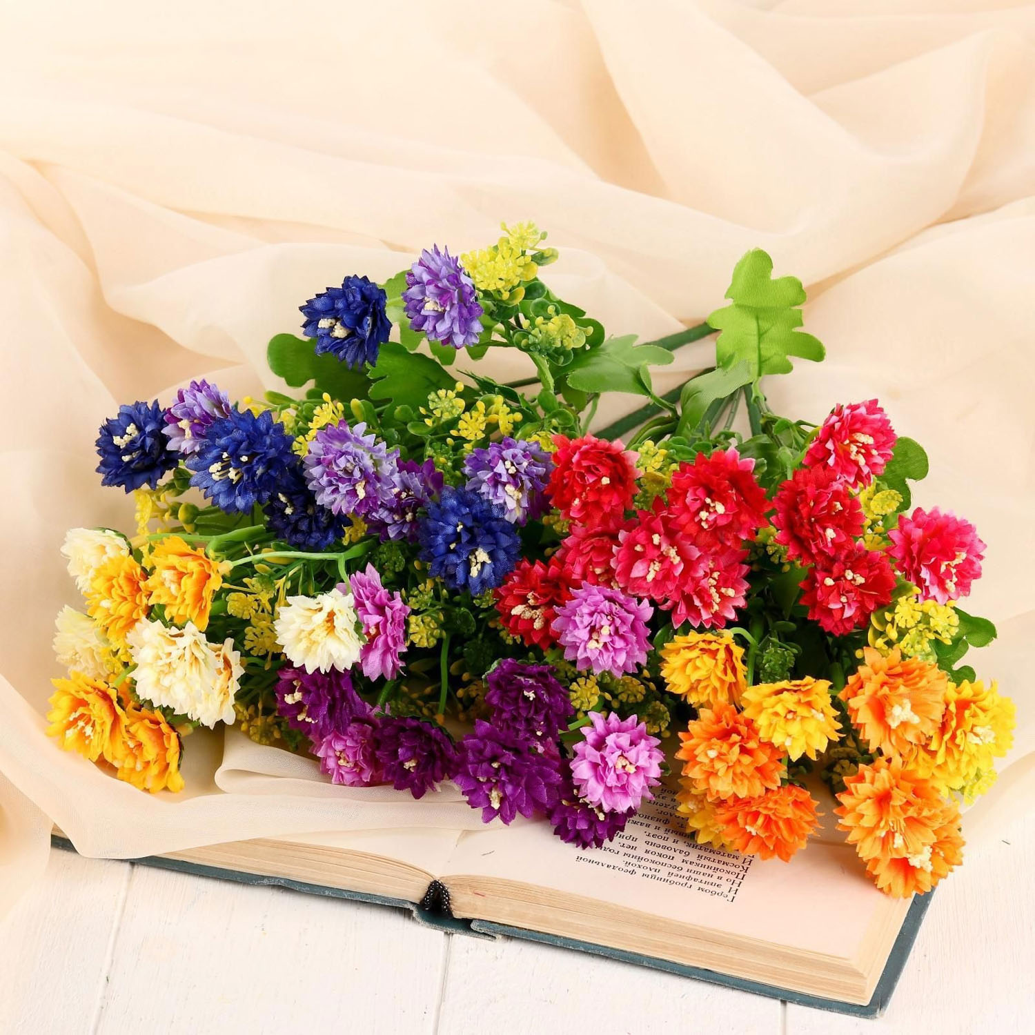 Букет "Бархатцы" 30 см, микс  5202904