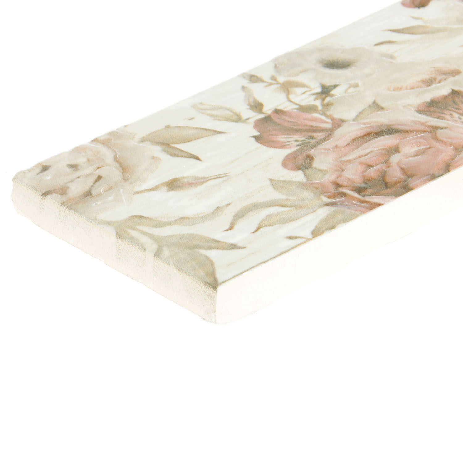 Бордюр LB Ceramics Шебби Шик, 70х600 мм, белый