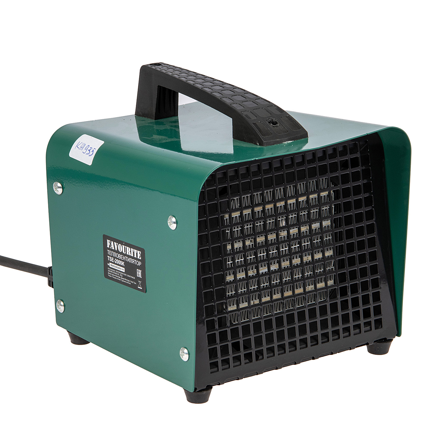 Пушка тепловая электрическая  2кВт 120м3/ч S-30м2 керамический квадратная TSE-2000K FAVOURITE *1 Пушка тепловая электрическая  2кВт 120м3/ч S-30м2 керамический квадратная TSE-2000K FAVOURITE *1