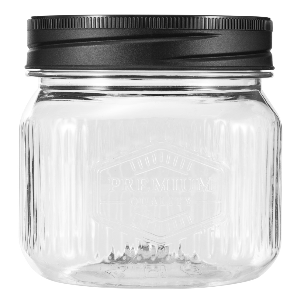 Банка для продуктов пластм. с закруч.крышкой "Premium" 0,6л арт.440300313 ("Бытпласт") *1/12