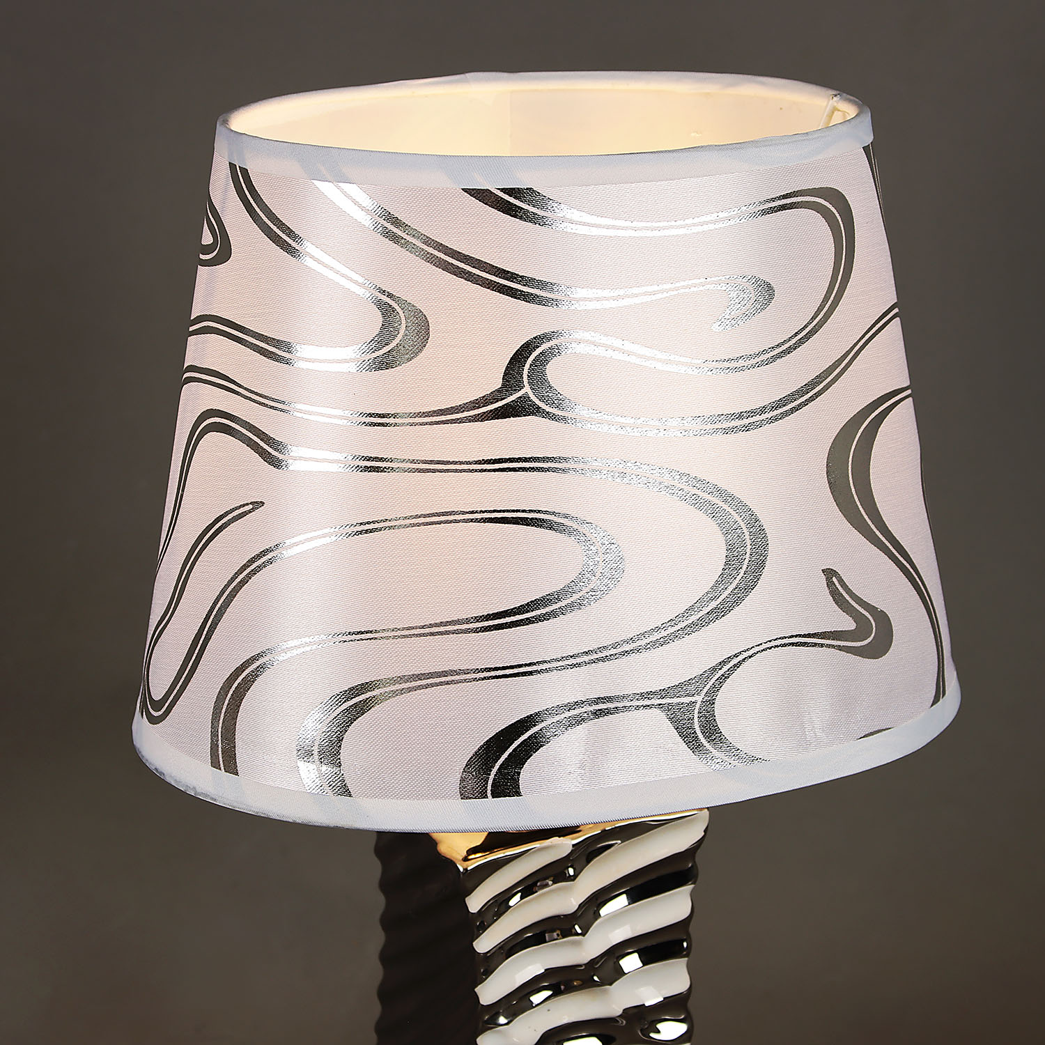 Лампа настольная 01839-0.7-01 Е14 40Вт (керамика+абажур) *1/36