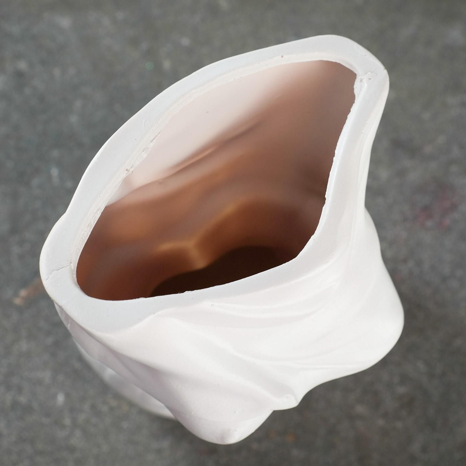 Ваза "Грация" белая,  0,7 л   7150883