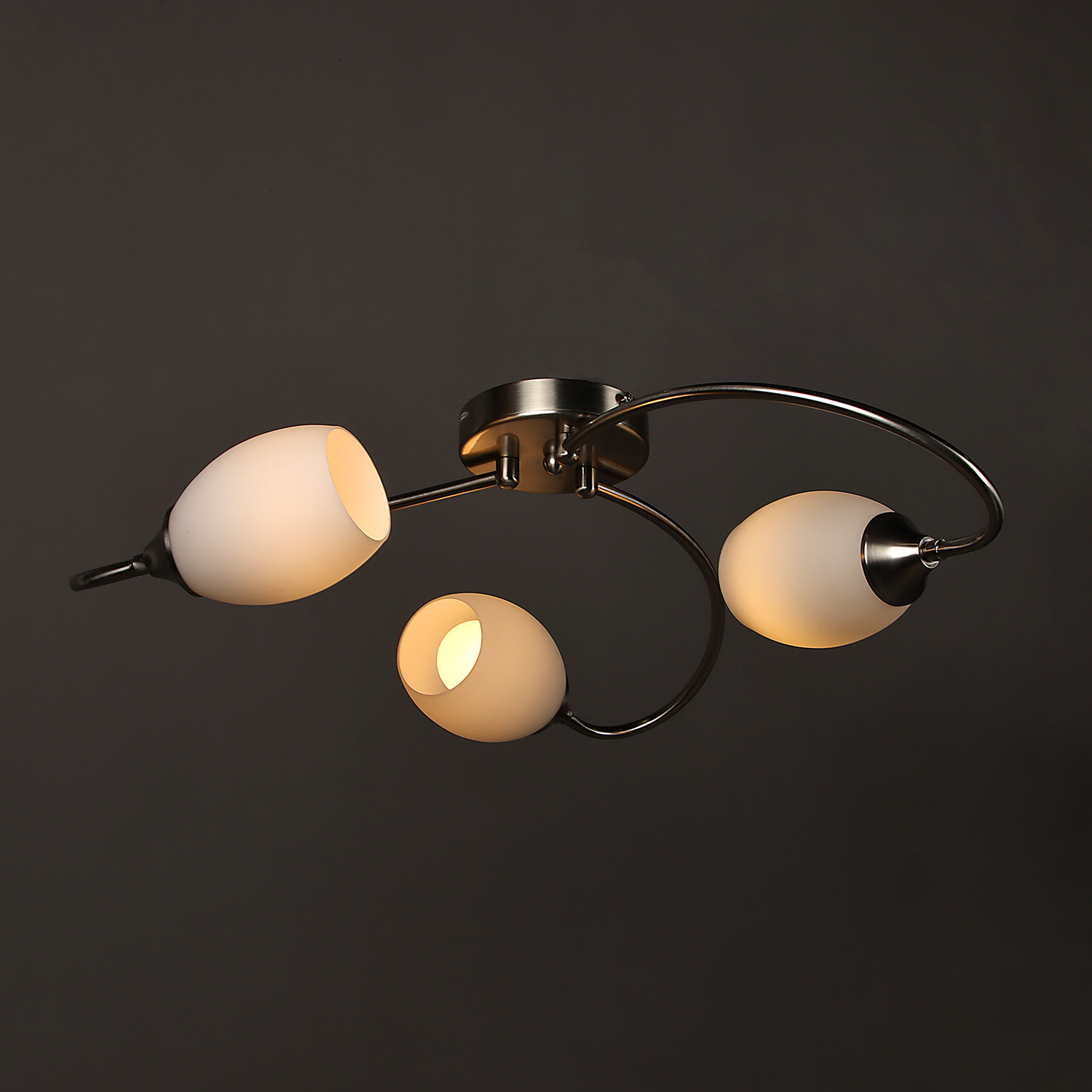 Люстра N6436/3 SL 3*40W E27 220V (d-600; h-160)  VERNER LIGHTING *1