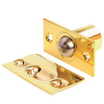 яяяЗащелка шариковая ЗОЛОТО (фиксатор б/ручек) 03.02.01/206011 ТРОДОС *12/60