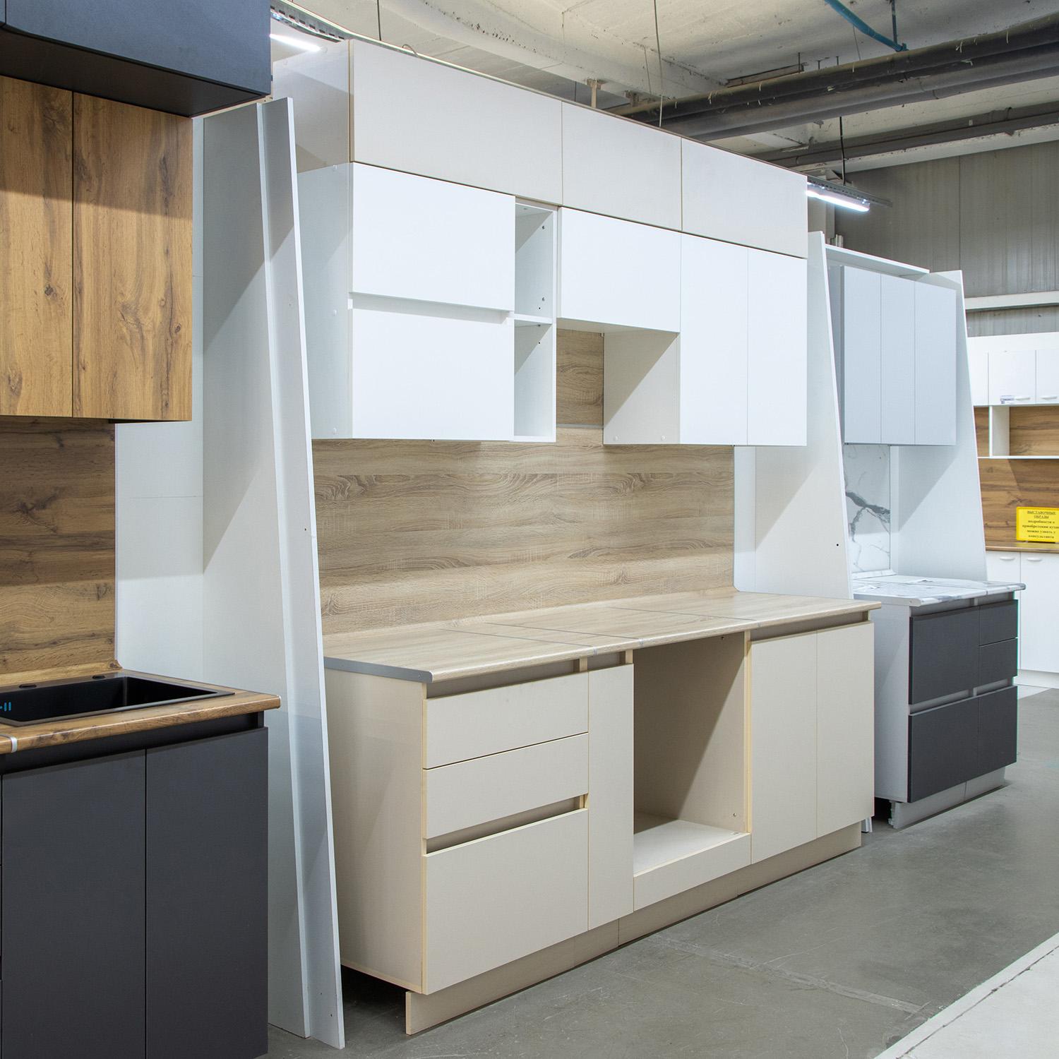 Шкаф навесной 600х338х290 мм BROZEX-WOOD Melissa, для вытяжки, с дверцей, белый