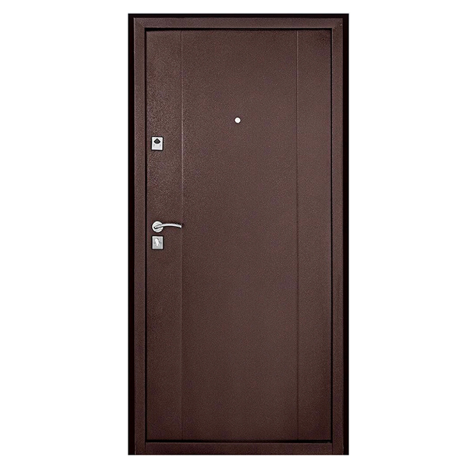 Дверь входная 2050х860х70 мм Форпост, левая, медный антик