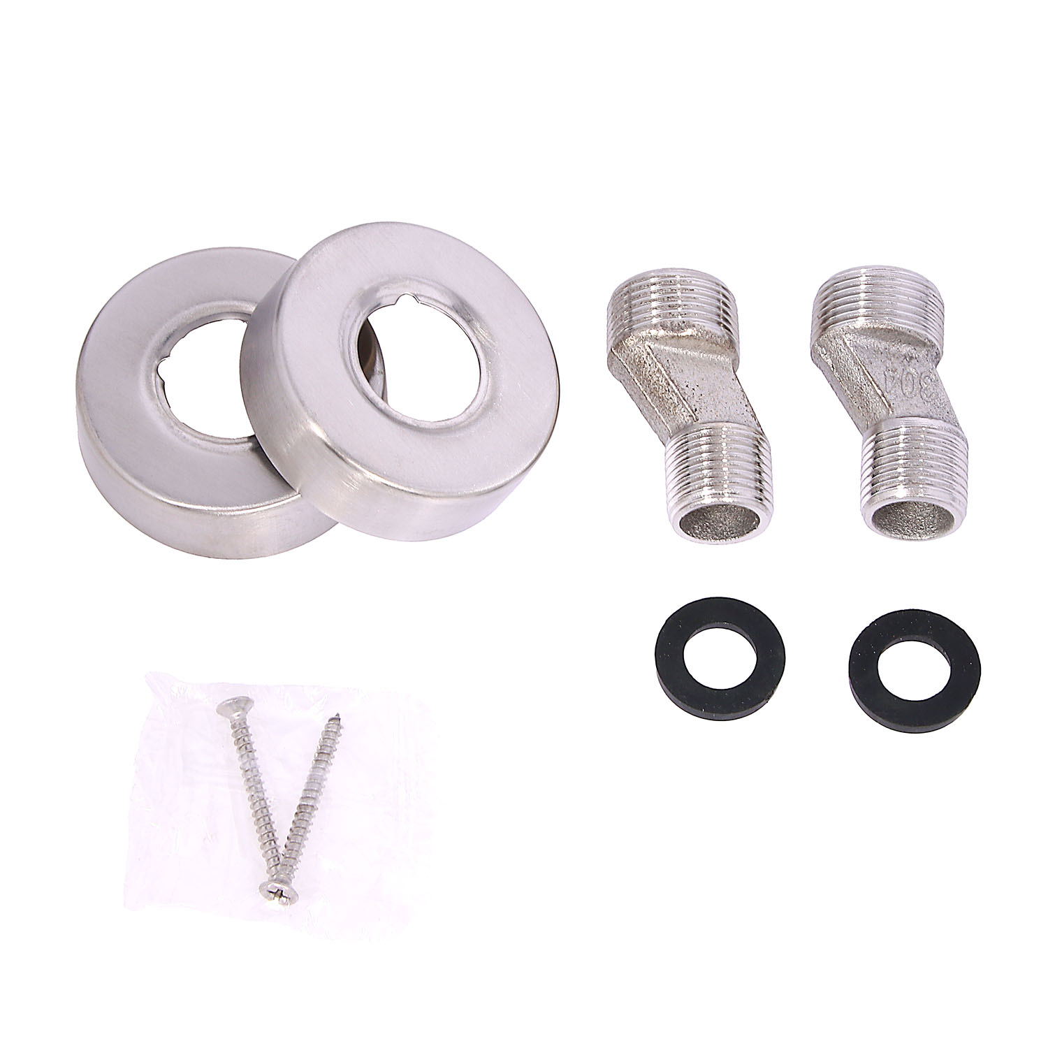 Смеситель универсальный "Potato" плоский излив с переключ. душа, нерж. сталь P22303S  *1/10 Смеситель универсальный "Potato" плоский излив с переключ. душа, нерж. сталь P22303S  *1/10