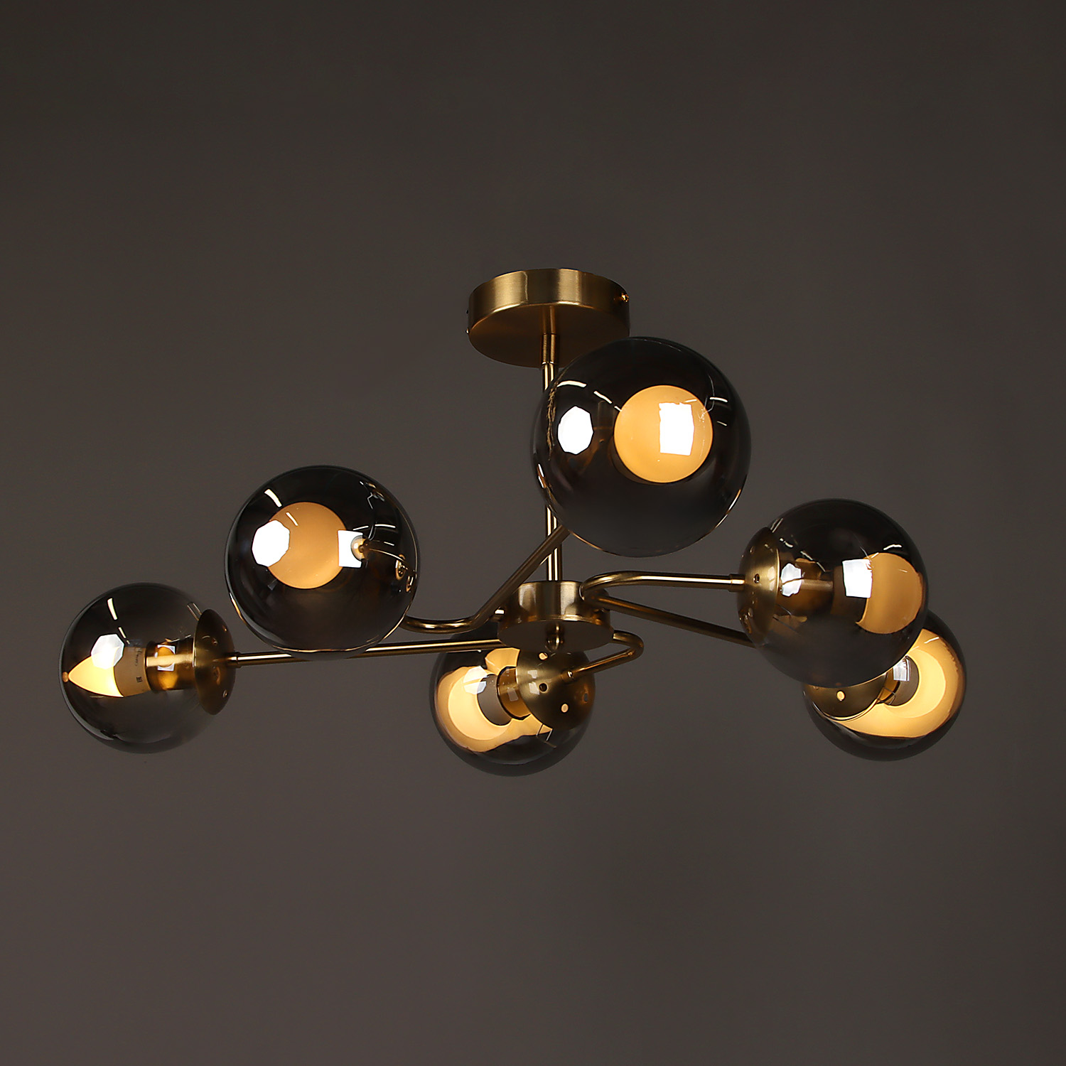 Люстра N36349/6 COP  6*40W E27 220V (d-790; h-300)  VERNER LIGHTING *1 Люстра N36349/6 COP  6*40W E27 220V (d-790; h-300)  VERNER LIGHTING *1