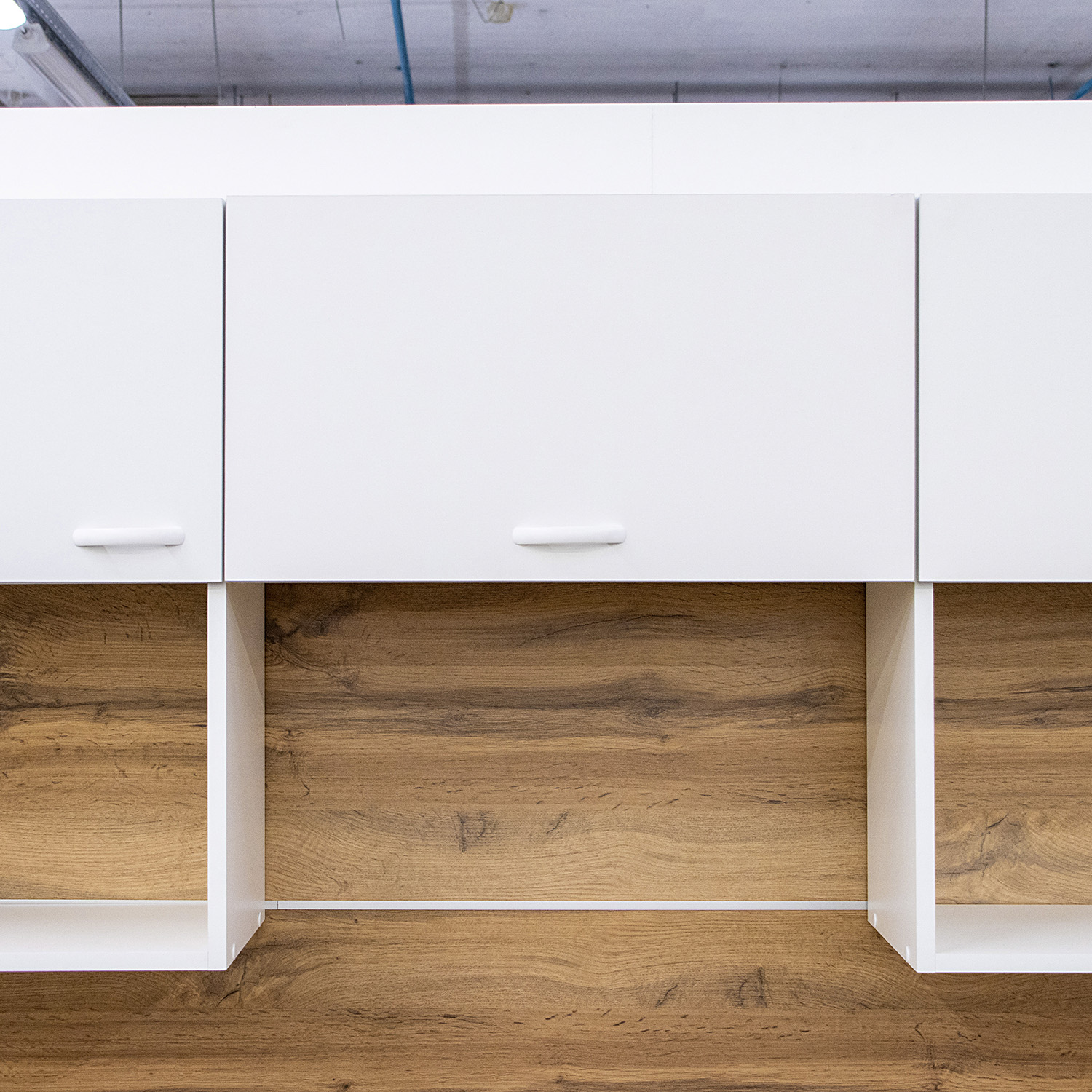 Шкаф навесной 500х338х290 мм BROZEX-WOOD Liberty, для вытяжки, с дверцей, белый