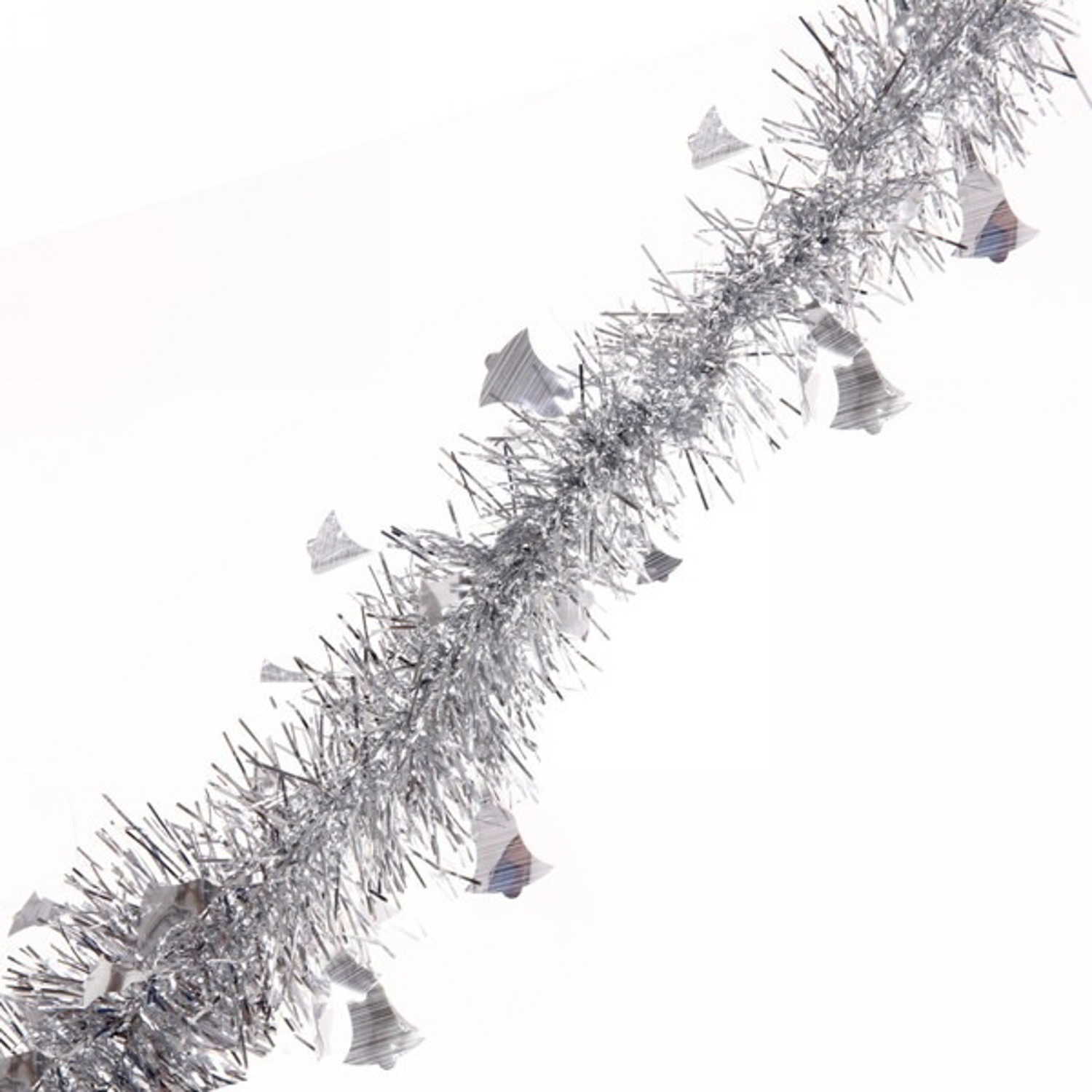 Мишура 2м 7 см "Колокольный звон", Серебро