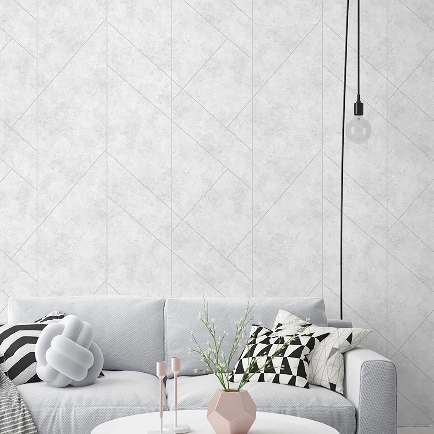 Обои  флиз. "Эрисманн" Profi Deco Maison (св.-сер.) 60845-03 10.05х1.06м *6