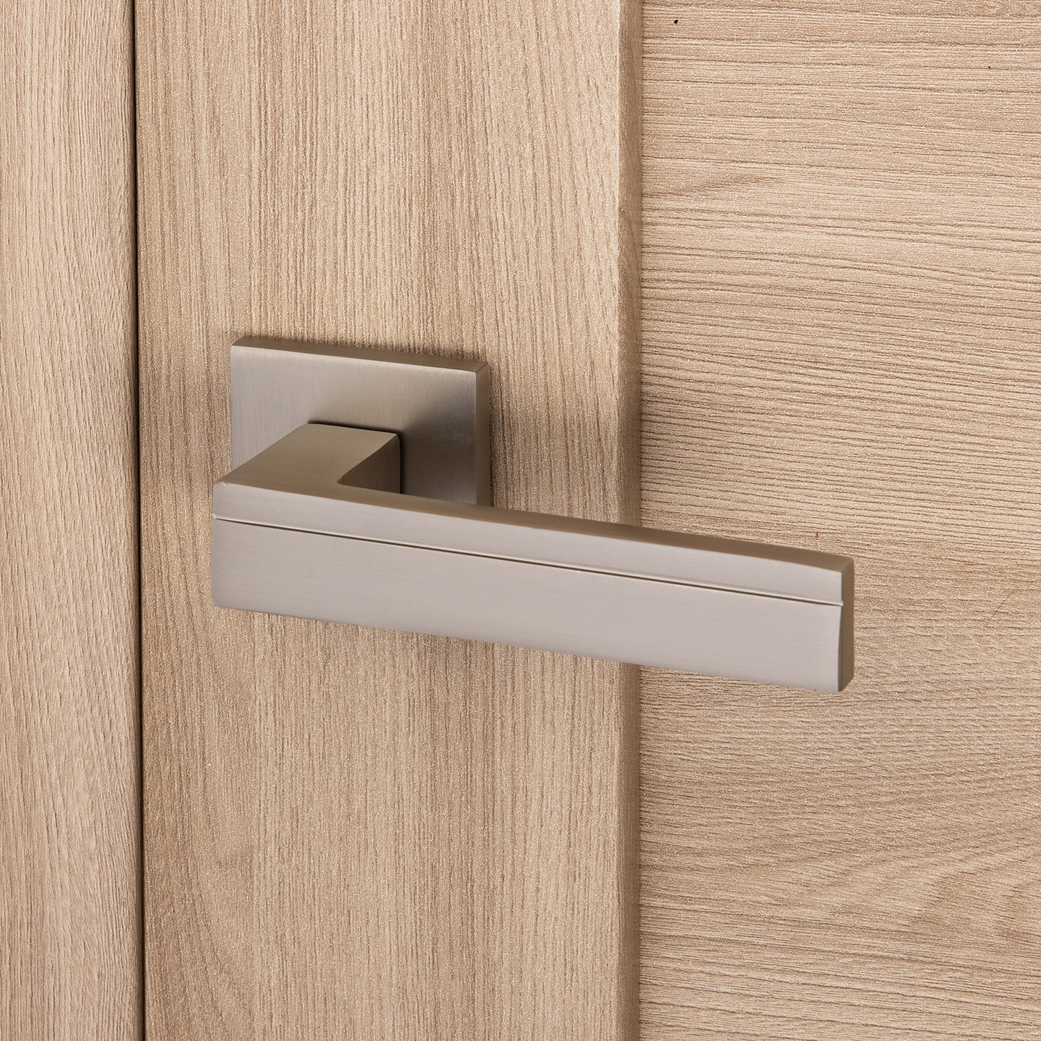 Ручка раздельная НИКЕЛЬ суперматовый H-30153-A-NISM Slim Code Deco*1/18