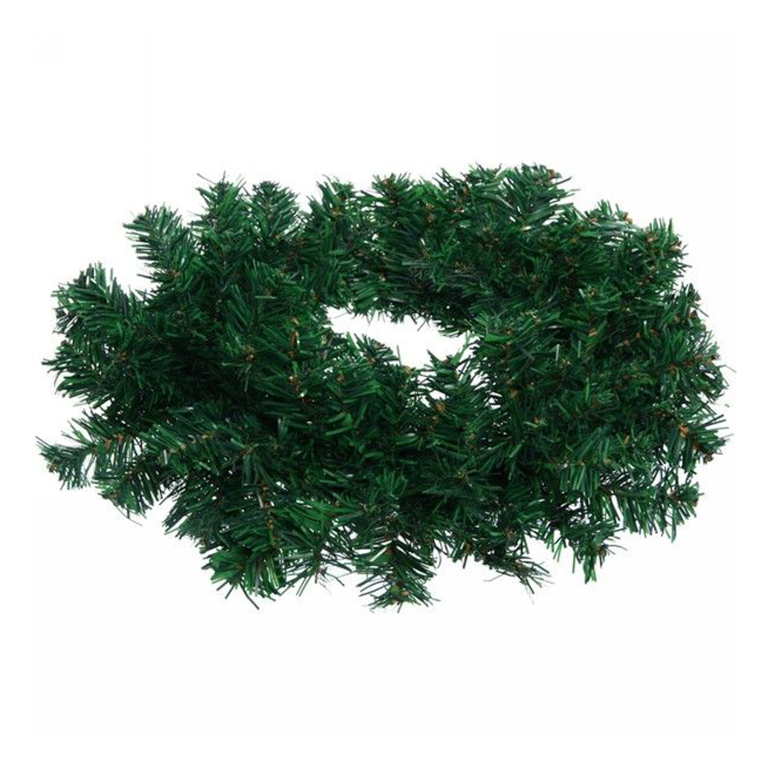 Украшение новогоднее "Венок новогодний", ПВХ, диаметр 40 см, зеленый