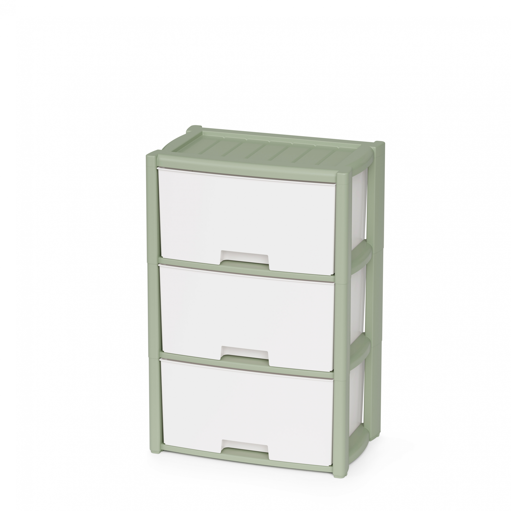 Комод пластм. "Колорит" 3 ящика выс.710мм, шир.475мм, гл.300мм Зелёный М9040"ЗПИ "Альтернатива" *1 Комод пластм. "Колорит" 3 ящика выс.710мм, шир.475мм, гл.300мм Зелёный М9040"ЗПИ "Альтернатива" *1