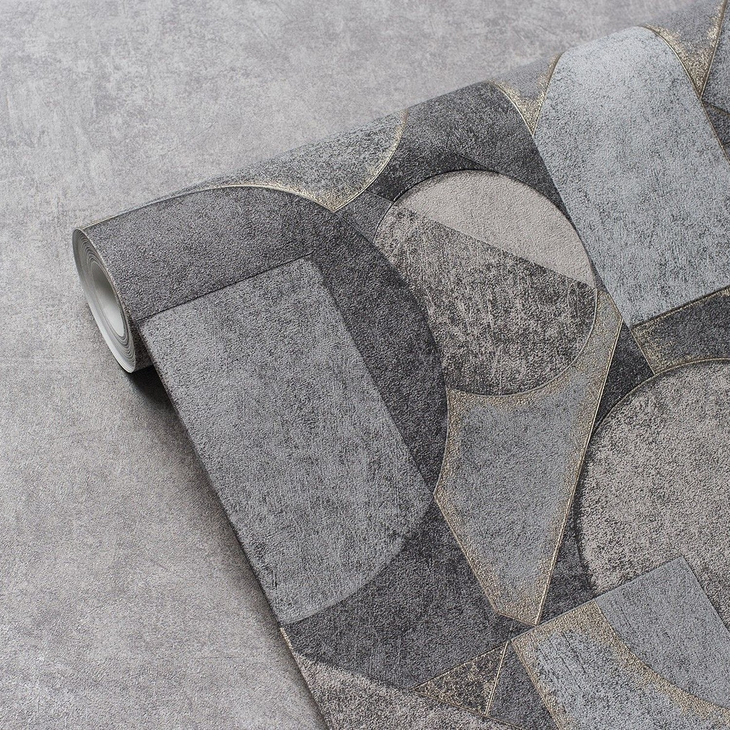 яяяОбои  флиз Ateliero Cubus 88194-15 1.06*10м *6