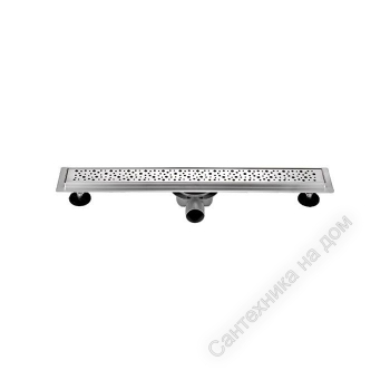 Желоб из нержавеющей стали GERHANS 800х70 мм c горизонтальным выходом K80307-80 *1