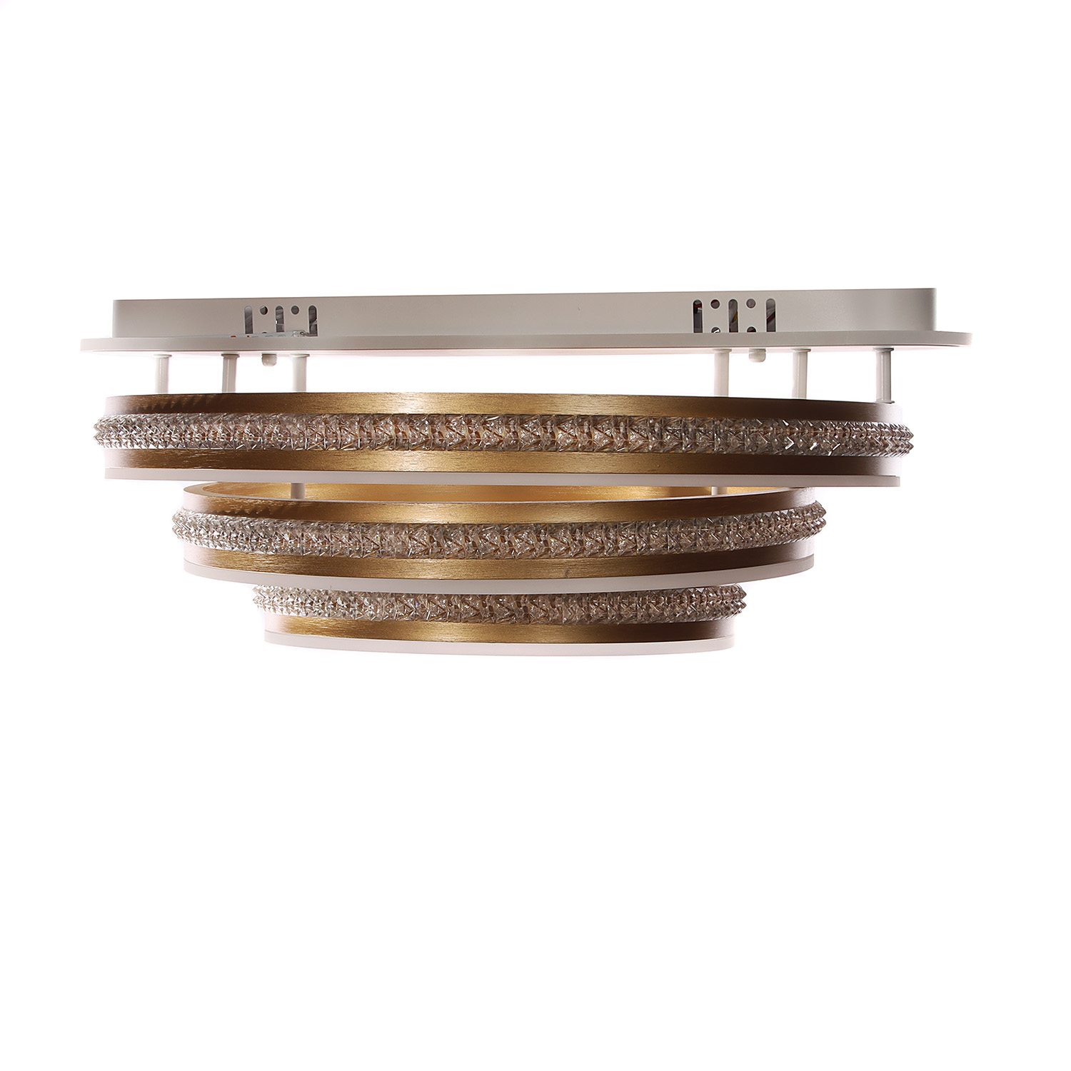 Люстра Verner Lighting YH540/3, 3000-6500 К, пульт д/у, белый/золото