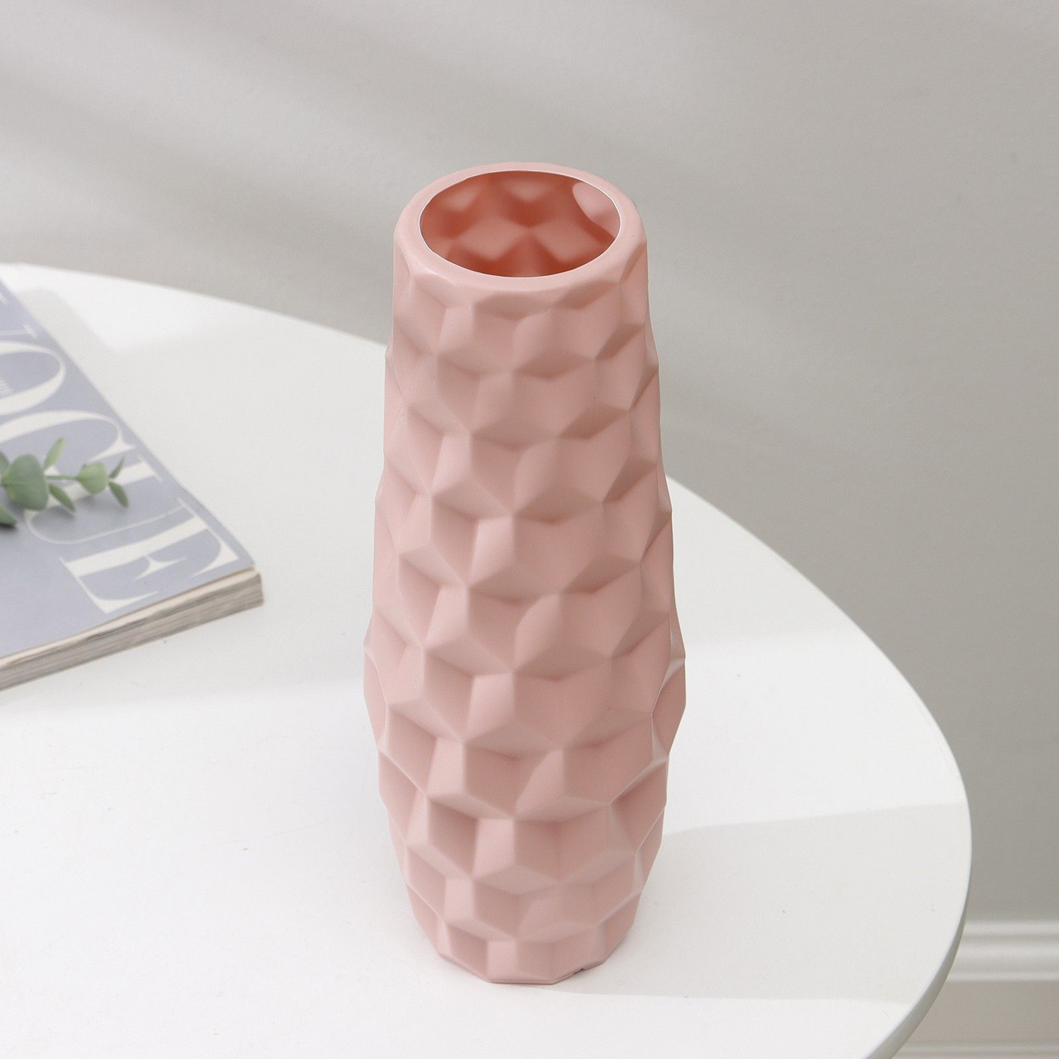 Ваза для цветов 7х6,5х26 см, цвет МИКС   4700066