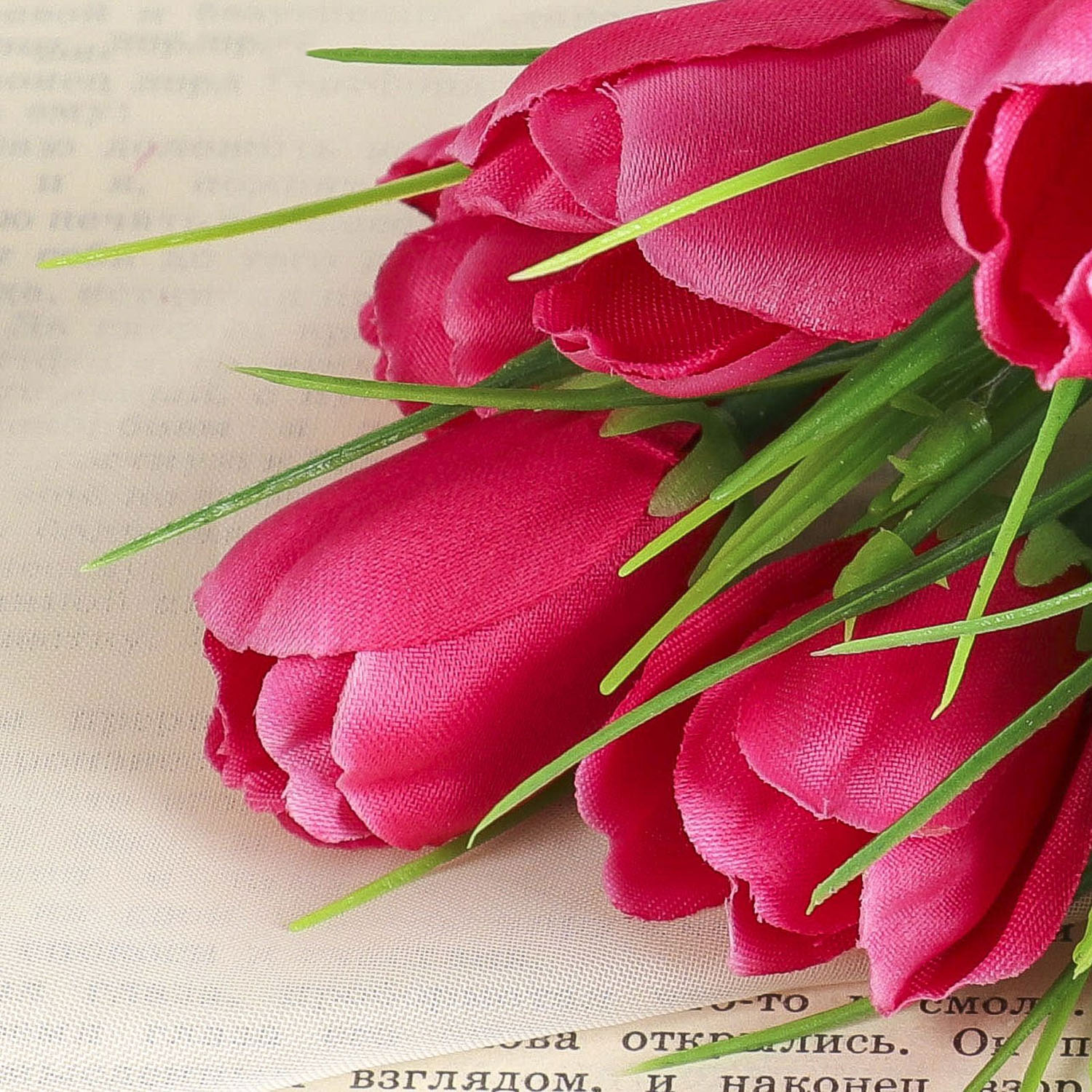 букет 32 см тюльпаны цвет микс 140054