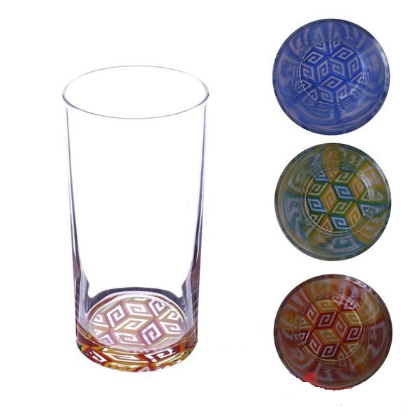 Стакан стекло "Симпатия" 250мл высокий 14с1712 Геометрия (Гусь-Хрустальный) *30