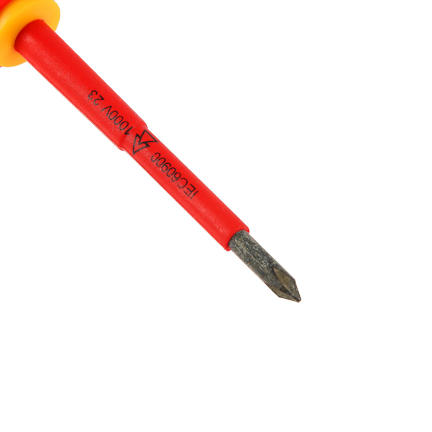 Отвертка диэлектрическая VDE PH1*80мм. VIRA RAGE