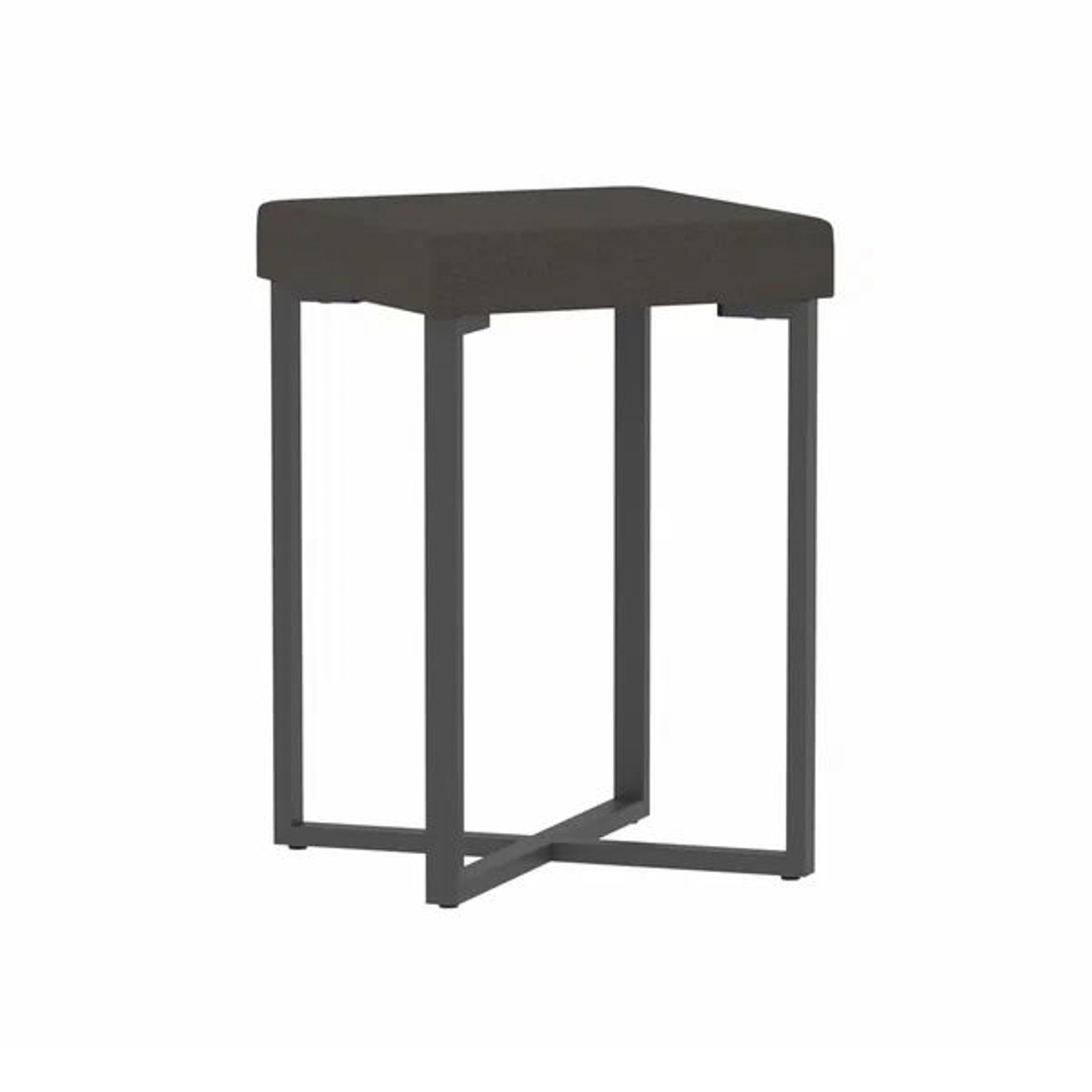 Табурет ЗМИ Торонто, 33х33х48 см, темно-серый/графит