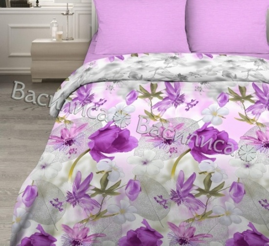 Постельное белье 1,5сп бязь Василиса 7445/1 Лиловая дымка нав70*70,пр150*214 *1/6 Постельное белье 1,5сп бязь Василиса 7445/1 Лиловая дымка нав70*70,пр150*214 *1/6