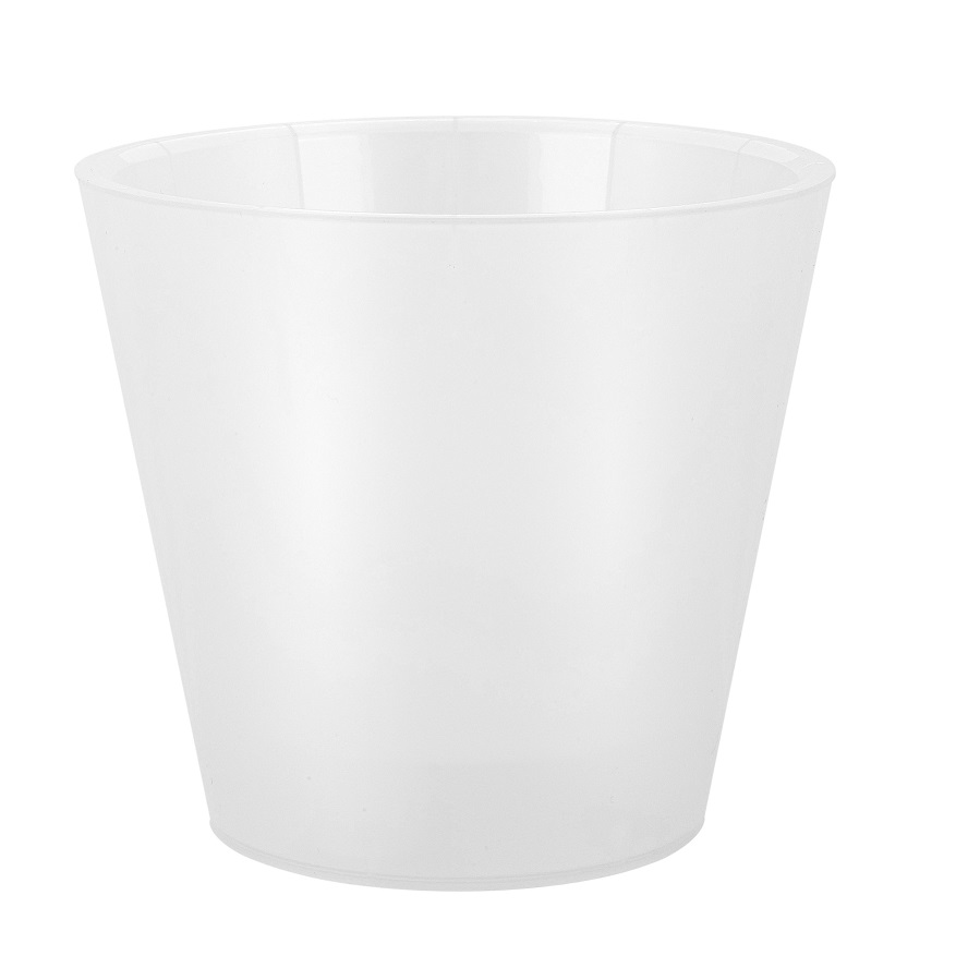 Кашпо пластм. "London Orchid"  5л d верха 230мм h145мм со вставкой Бел. перлам. ING1559БЛПЕРЛ *1/15