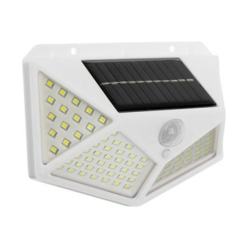 Светильник уличный с датчиком движ., солн. батарея, 270 град, 19 Вт,100 LED,6500К, БЕЛЫЙ 5120443
