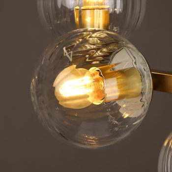 Светильник потолочный NQ36427/4 GD 4*40W E27 220V (l-460; w-245; h-410) S=16м2 VERNER LIGHTING *1