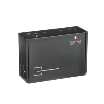 Ручка раздельная ЧЕРНЫЙ матовый Slim H-30120-A-BLM/W Code Deco *1/18