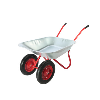 Тачка садовая двухколесная AGROBIO, 130 кг, 85 л